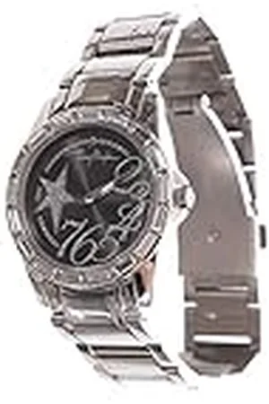 MUGLER Thierry 4705905 - Reloj analógico de Cuarzo para Mujer con Correa de Acero Inoxidable, Color