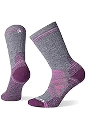 Smartwool Calcetines Altos Acolchados para Mujer Senderismo, Gris Medio, M