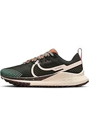 Nike W React Pegasus Trail 4, Sneaker Mujer, Sequoia/Guava Ice-Amber Brown, 40 EU