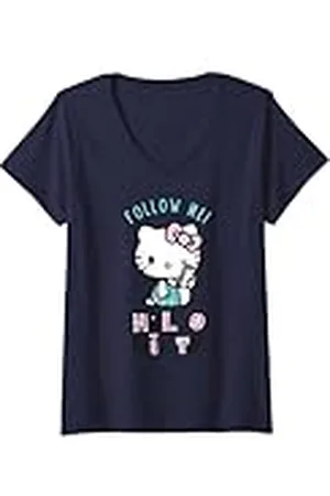 Sanrio Mujer Hello Kitty - Often Cool Always Cute Camiseta Cuello V