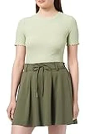 ONLY Onlpoptrash Skater Skirt Pnt Falda, Calamata, M Mujeres