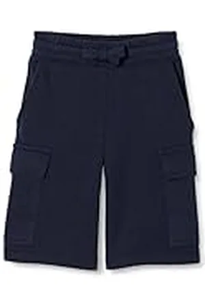 Amazon Pantalones cortos deportivos tipo cargo de felpa Niño, , 5 años