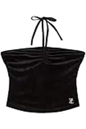 Juicy Couture Neck Holder Figubetontes T Shirt Top Oberteil mit Applikationen Versch. Farben Camisa Cami, , S Mujeres