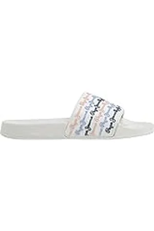 Pepe Jeans Slider Set W, Sandalias deslizantes Mujer, Blanco (Blanquecino), 40 EU