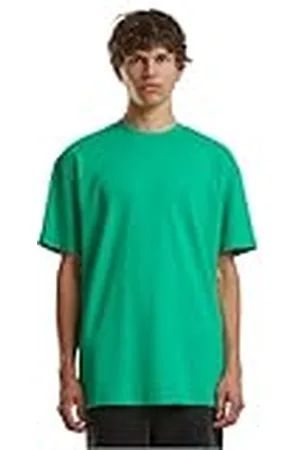 Build Your Brand By102-heavy Oversize tee Camiseta, Hierba, M Hombres