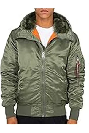 Alpha Industries 158104-1-S Chaqueta Bomber, Verde (Sage/Green 1), Small (Tamaño del Fabricante: S) para Hombre