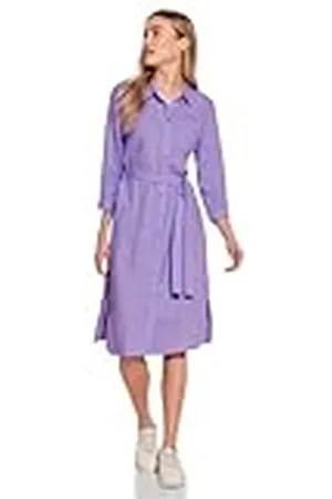 Street one Camiseta de Lino LS_Solid Dress_Lo Vestido, Women