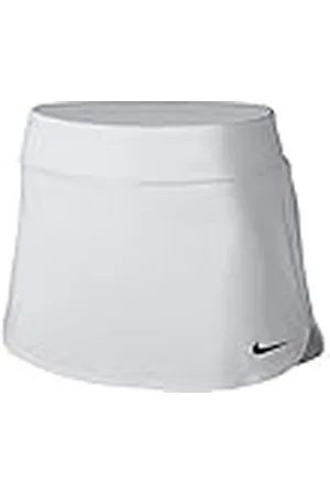 Nike Pure, Falda de Tenis para Mujer, Blanco (White/ Black), XL