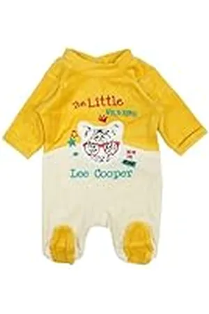 Lee Conjunto de 2 piezas, Suéter + Joggers, Bebés, (0 a 24 meses), Unisex, Niño, Niña, Suave, Lindo, Cálido, Sudadera + Pantalón, Modelo LC12062 GREN 1-24M S2-18M, JAUNE