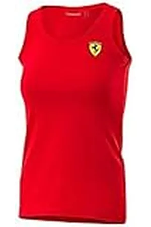 FERRARI Camiseta Scuderia Basica Roja Detalle Bandera Talla L