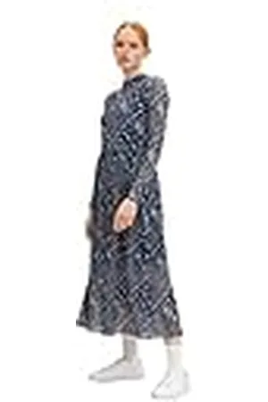 TOM TAILOR Señoras Vestido Midi de Flores 1024509, , XS