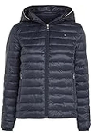 Tommy Hilfiger LW PADDED GLOBAL STRIPE JACKET WW0WW42046, Chaqueta acolchada Mujer, , XXL