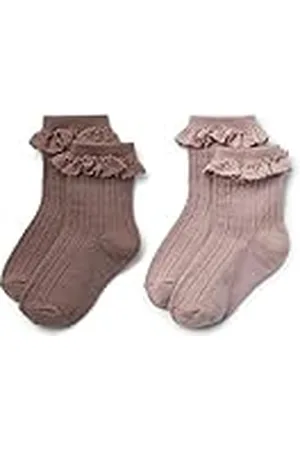 WHEAT Mädchen 2 PK Wolle Lace Socken Nora Calcetines, , 29-32 Unisex niños