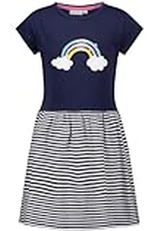 Salt & Pepper BY KIDS PARK Girls Jersey Dress Sequin Rain Atuendo de Jugador, , 128 para Niñas