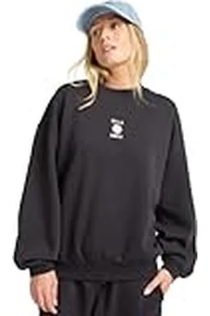 Billabong So Sunny Kendal Crew - Sudadera de Forro Polar (L), Color Negro
