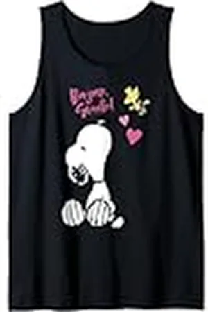 Peanuts Snoopy Woodstock Bonjour Sweetie Camiseta sin Mangas