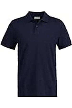 GANT Reg Tonal Shield SS Rugger Camisa, Evening Blue, XL para Hombre