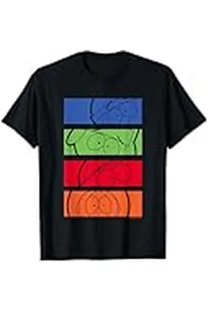 South Park Stan Kyle Cartman & Kenny Color Pop Art Camiseta