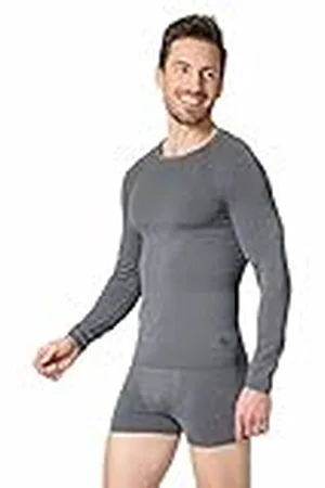 Odlo Hombre Camiseta de Manga Larga de Ropa Interior Funcional Performance Light Eco, , XXL
