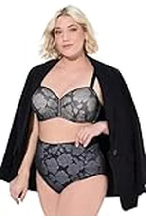 Ulla Popken Brief, Lace Maxi Letra Encaje, , 50-52 Grande Mujeres