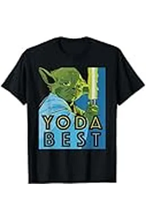 STAR WARS Yoda Best Jedi Master with Lightsaber Camiseta