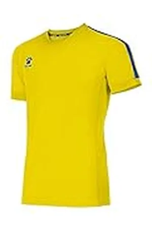 kelme Global Camiseta Fútbol, Niños, Amarillo/Royal, L