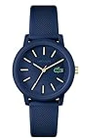 Lacoste Reloj Analógico de Cuarzo para Hombre o Mujer, con una elegante correa de silicona con textura petit piqué