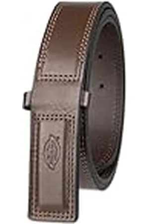 Dickies Cintur¨®n mec¨¢nico sin ara?azos para hombres, marr¨®n, grande