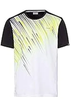Head Slider T-Shirt B T_Shirts, Niños, Negro/Amarillo, Extra-Small