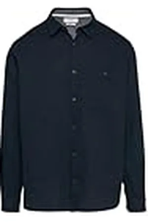 QS by s.Oliver 2162219 Camisa de Manga Larga, Corte Regular, , M Hombres