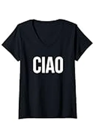 CIAO Mujer Camiseta Cuello V