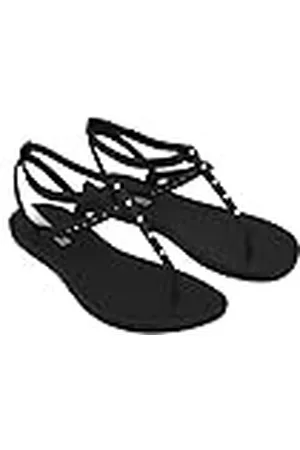Ipanema Glow SANDAL FEM, negro, negro y plateado, 41/42 EU
