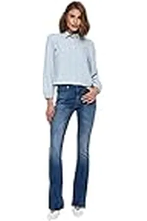 ONLY ONLPAOLA Life HW Flared AZG0007 Noos Jeans, , XS / 34 De Las Mujeres