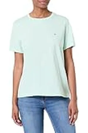 GANT Printed Archive Shield T-Shirt Camiseta, , M Mujeres