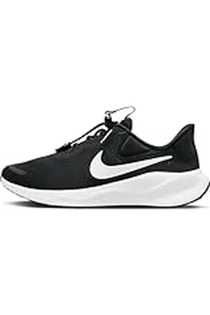 Nike Revolution 7 EasyOn Zapatillas de Running para Asfalto fáciles de Poner y Quitar-Mujer, Shoe, Black/White, 41 EU