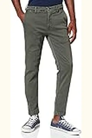 Replay Vaqueros Hombre Zeumar Slim-Fit Hyperflex Hyperchino Color X-Lite con Stretch, Verde , 27W / 30L