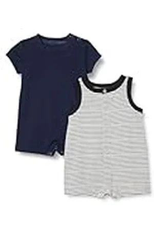 Amazon Conjunto de Peleles sin Mangas y de Manga Corta Unisex Bebés, Pack de 2, , 24 meses