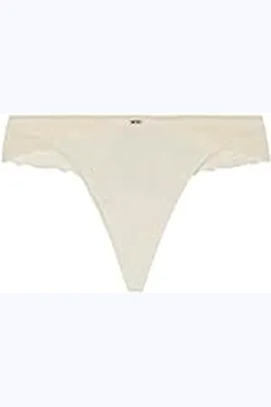 Women secret Cotton Collection 1 Tanga Tira algodón Blanco, , M Women
