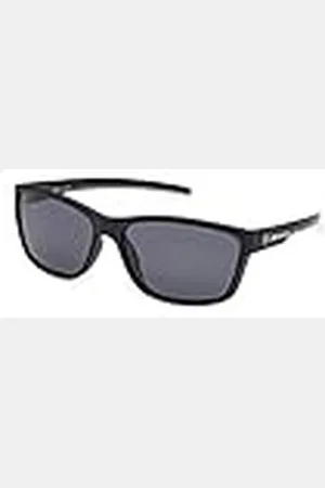 BMW BMW M Motorsport BS0036 Gafas de Sol Hombre, Gafas de Sol Ligeras, Forma de Lente Navegador, Lentes Polarizadas Ahumadas, Negro Mate