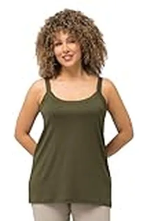 Ulla Popken Top de Espagueti Camisa Cami, , 48-50 Mujeres