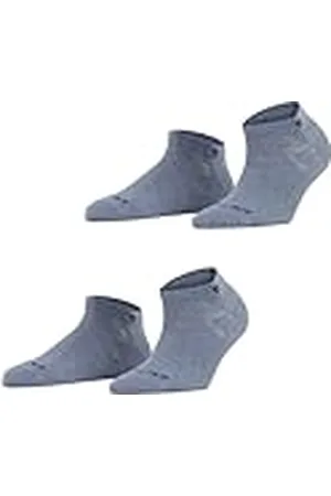 Burlington Everyday Sneaker Multipack W Sn algodón lisos 2 pares, Calcetines cortos Mujer, , 36-41