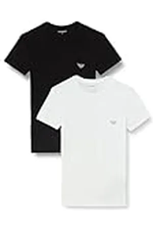 Emporio Armani Soft Touch Bamboo Viscose 2-Pack Crew Neck T-Shirt Hombre, , XL