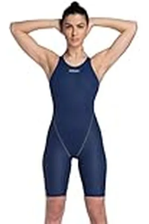 Arena Bañador de Una Pieza para Mujer Powerskin ST Next, Bañador de Competición Homologado por Fina, Bañador de Tejido Reciclado, Bañador de Una Pieza para Mujer con Forro y Tirantes Reforzados