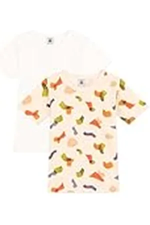 Petit Bateau A0A8K, Camiseta Niños (Pack de 2), , 5 años