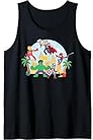 Marvel Super Heroes Avengers & Spider-Man Summer Beach Camiseta sin Mangas