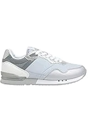 Pepe Jeans London Albal W, Zapatilla Mujer, Gris (Plata), 39 EU