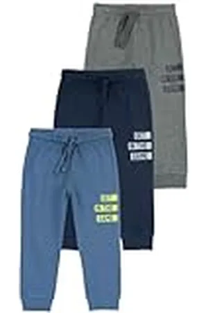 chicco Pantalones Niño, Conjunto de 3 Pantalones Largos de 100% Algodón, Ropa de Niño, Designed in Italy