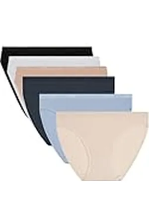 Dim Les Pockets Eco Coton Couleurs Douces X6 Bragas, , S (Pack de 6) para Mujer
