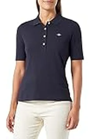 GANT Slim Shield SS Pique Polo Ajuste Estrecho, , XL para Mujer