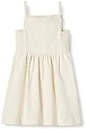 Amazon Vestido Midi de Algodón con Tirantes Niña, , 6-7 años